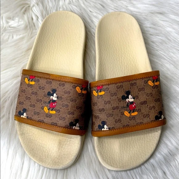 GUCCI x DISNEY Rare Printed Slides - Picture 2 of 16
